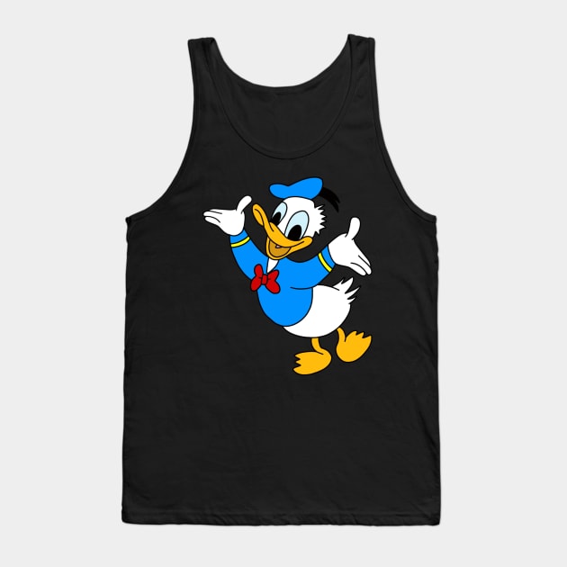 Donald Duck Tank Top by Hundred Acre Woods Designs